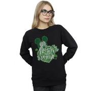 Sweat-shirt Disney Mickey Mouse Shamrock Pizza