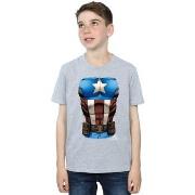 T-shirt enfant Marvel Captain America Chest Burst