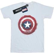 T-shirt enfant Marvel Captain America Splatter Shield
