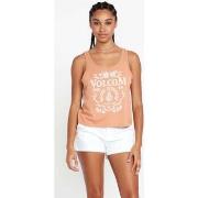 T-shirt Volcom Camiseta sin mangas Chica To The Bank Tank - Clay