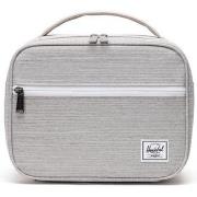 Sac isotherme Herschel Pop Quiz Lunch Box Light Grey Crosshatch