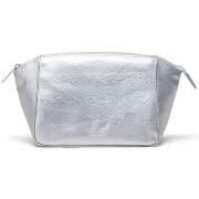 Trousse de toilette Herschel Milan Toiletry Bag Vegan Leather Silver M...