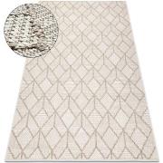 Tapis Rugsx Tapis JERSEY 19231 beige - géométrique structure 80x150 cm