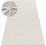 Tapis Rugsx Tapis JERSEY 19231 crème - géométrique structur 60x100 cm