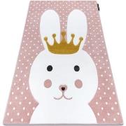 Tapis Rugsx Tapis PETIT BUNNY PETIT LAPIN rose 120x170 cm