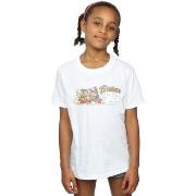 T-shirt enfant The Flintstones Family Car Distressed