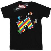 T-shirt enfant Marvel Kawaii M Is For