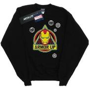 Sweat-shirt enfant Marvel Iron Man Armor Up Badge