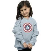 Sweat-shirt enfant Marvel Captain America Civil War Distressed Shield