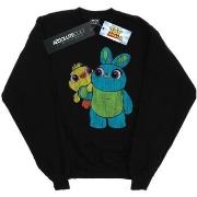 Sweat-shirt Disney Toy Story 4 Ducky And Bunny Distressed Pose