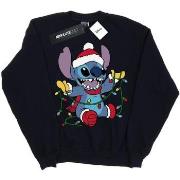 Sweat-shirt Disney Lilo And Stitch Christmas Lights