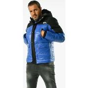 Parka Paragoose Doudoune homme courte happy bleu