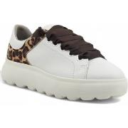 Bottes Geox Spherica Sneaker Donna White Brown D45TCE08521C1224