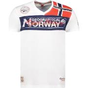 T-shirt Geographical Norway SX1130HGN-White