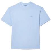 T-shirt Lacoste T-SHIRT EN JERSEY TEINTURE NATURELLE BLEU