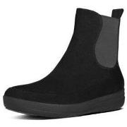 Bottines FitFlop FF-LUX Chelsea Boot Black suede