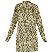 Robe Liu Jo Robe courte jaune avec nœud