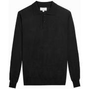 Pull Bruce Field Polo homme en pur cachemire fin jauge 16
