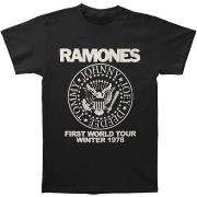 T-shirt Ramones First World Tour 1978