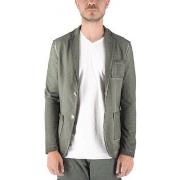 Blouson Devid Label Veste en jersey vert militaire