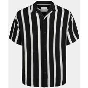 Chemise Jack &amp; Jones 12249367 RESORT STRIPE-BLACK