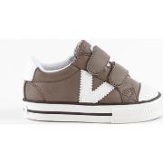 Baskets basses enfant Victoria BASKET TRIBU EFFET CUIR CONTRASTE SCRAT...