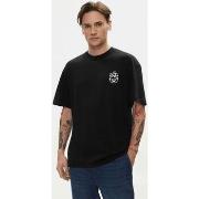 T-shirt Jack &amp; Jones 12249223 DIRK-BLACK