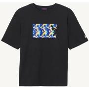T-shirt JOTT - Tee Shirt Leo Monogram 999 - noir