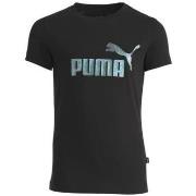 T-shirt enfant Puma TEE SHIRT - Noir - 140