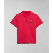 T-shirt Napapijri E-COLVILLE NP0A4HPX-R25 RED BARBERRY