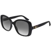 Lunettes de soleil Gucci GG0762S Lunettes de soleil, Noir/Gris, 56 mm