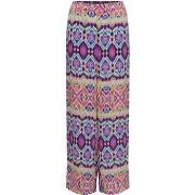 Pantalon Only ONLALMA LIFE POLY PALAZZO PANT AOP PTM - 15264591