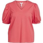 Blouses Object Noos Top Caroline S/S - Paradise Pink