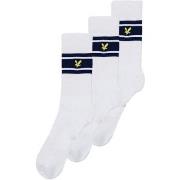 Chaussettes Lyle &amp; Scott Chaussettes Grant Lot de 3 Blanc