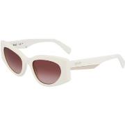 Lunettes de soleil Liu Jo LJ792S Lunettes de soleil, Blanc/Marron, 52 ...