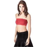 Debardeur Guess Top Bandeau Curl Rouge W82Z19