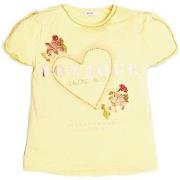 Chemise enfant Guess T Shirt fille J91I27 jaune
