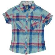 Chemise enfant Kaporal Chemise Fille CLEVE Bleu