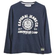 T-shirt enfant Kaporal T-Shirt manches longues garçon BORS Navy Mel