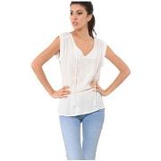 Chemise Kaporal Top Nahu blanc cassé