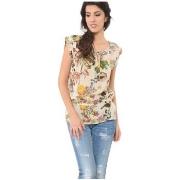 Polo Kaporal T-Shirt Femme Noxic Beige