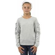 Sweat-shirt enfant Kaporal Sweat Fille Drone Gris