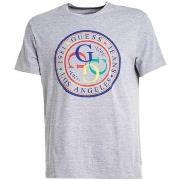 Polo Guess T-shirt Homme G-Stamp M92I42 Gris