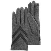 Gants Isotoner gants tactile femme laine gris chiné 85229