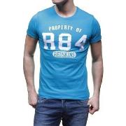 Polo Redskins T-Shirt Homme ERTY Turquoise
