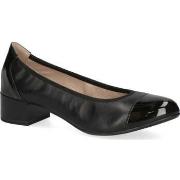 Ballerines Caprice black nappa elegant closed formal