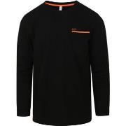 T-shirt Sun68 T-Shirt Manches Longues Noir