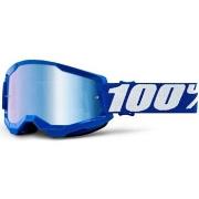 Accessoire sport 100 % Feminin 100% Masque VTT Strata 2 - Blue/Mirror ...