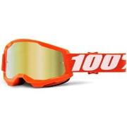 Accessoire sport 100 % Feminin 100% Masque VTT Strata 2 - Orange/Mirro...