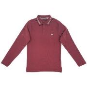 Polo Guess - Polo manches longues - bordeaux